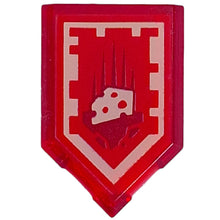 Plaatje in Gallery viewer laden, LEGO® Tegel Aangepast met Motief Doorzichtig Rood 22385pb087