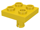 LEGO® los onderdeel Plaat Aangepast in kleur Geel 2476