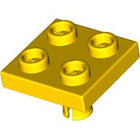 LEGO® los onderdeel Plaat Aangepast in kleur Geel 2476