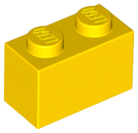 Plaatje in Gallery viewer laden, LEGO® los onderdeel Steen in kleur Geel 3004