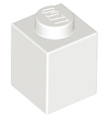 LEGO® los onderdeel Steen in kleur Wit 3005