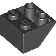 Plaatje in Gallery viewer laden, LEGO® los onderdeel Dakpan Omgekeerd in kleur Zwart 3660