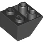 LEGO® los onderdeel Dakpan Omgekeerd in kleur Zwart 3660