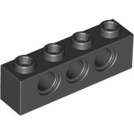 Plaatje in Gallery viewer laden, LEGO® los onderdeel Technische Steen in kleur Zwart 3701
