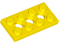 LEGO® los onderdeel Technische Plaat in kleur Geel 3709b
