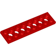 LEGO® los onderdeel Technische Plaat in kleur Rood 3738