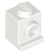 Plaatje in Gallery viewer laden, LEGO® los onderdeel Steen Aangepast in kleur Wit 4070