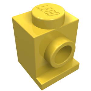 LEGO® los onderdeel Steen Aangepast in kleur Geel 4070