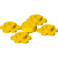 LEGO® los onderdeel Plant & Struik in kleur Geel 3742sprue