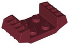 LEGO® los onderdeel Plaat Aangepast Donkerrood 41862