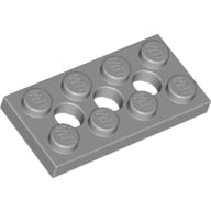 LEGO® Technische Plaat Licht Blauwachtig Grijs 3709b