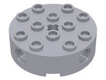 Plaatje in Gallery viewer laden, LEGO® los onderdeel Steen Rond Licht Blauwachtig Grijs 6222