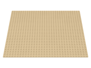 LEGO® los onderdeel Grondplaat in kleur Geelbruin 3811
