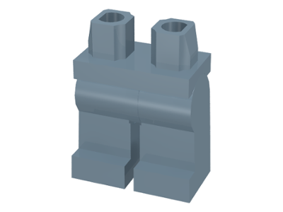 LEGO® los onderdeel Benen in kleur Zandblauw 970c00