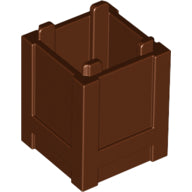 Plaatje in Gallery viewer laden, LEGO® los onderdeel Container Roodachtig Bruin 61780