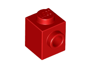 LEGO® los onderdeel Steen Aangepast in kleur Rood 87087