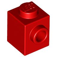 Plaatje in Gallery viewer laden, LEGO® los onderdeel Steen Aangepast in kleur Rood 87087