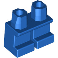 LEGO® los onderdeel Benen Aangepast in kleur Blauw 41879