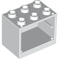 LEGO® los onderdeel Container in kleur Wit 4532b