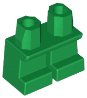 LEGO® los onderdeel Benen Aangepast in kleur Groen 41879