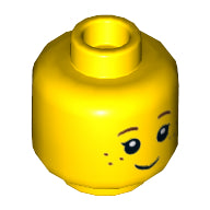 Plaatje in Gallery viewer laden, LEGO® los onderdeel Hoofd in kleur Geel 3626cpb0690