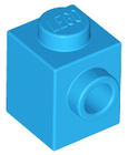 LEGO® los onderdeel Steen Aangepast Donker Azuurblauw 87087