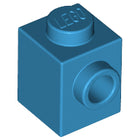 LEGO® los onderdeel Steen Aangepast Donker Azuurblauw 87087