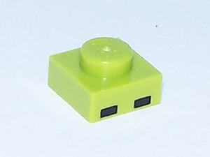 LEGO® los onderdeel Plaat met Motief Limoen 3024pb005