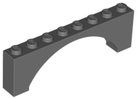 Plaatje in Gallery viewer laden, LEGO® onderdeel Steen Boog Donker Blauwachtig Grijs 16577