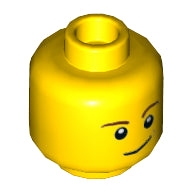 Plaatje in Gallery viewer laden, LEGO® los onderdeel Hoofd in kleur Geel 3626cpb1286