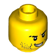 Plaatje in Gallery viewer laden, LEGO® los onderdeel Hoofd in kleur Geel 3626cpb1330