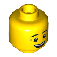 Plaatje in Gallery viewer laden, LEGO® los onderdeel Hoofd in kleur Geel 3626cpb2492