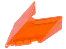 Plaatje in Gallery viewer laden, LEGO® los onderdeel Voorruit Doorzichtig Neon Oranje 22483