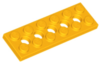 LEGO® onderdeel Technische Plaat Helder Licht Oranje 32001