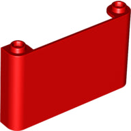 LEGO® los onderdeel Voorruit in kleur Rood 64453