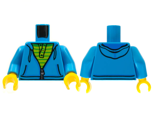 LEGO® Lijf met Motief Donker Azuurblauw 973pb2346c01