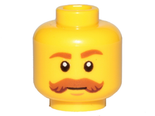 Plaatje in Gallery viewer laden, LEGO® los onderdeel Hoofd in kleur Geel 3626cpb1564