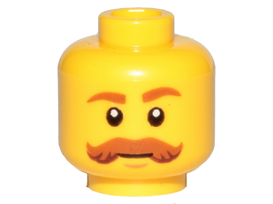 LEGO® los onderdeel Hoofd in kleur Geel 3626cpb1564
