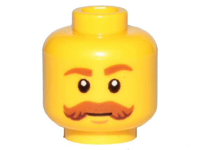 LEGO® los onderdeel Hoofd in kleur Geel 3626cpb1564