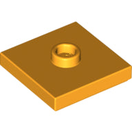 Plaatje in Gallery viewer laden, LEGO® onderdeel Plaat Aangepast Helder Licht Oranje 87580