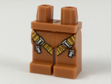 Plaatje in Gallery viewer laden, LEGO® onderdeel Benen met Motief Donker Oranje 970c00pb0682