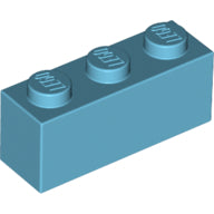 Plaatje in Gallery viewer laden, LEGO® los onderdeel Steen in kleur Medium Azuurblauw 3622