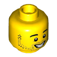 LEGO® los onderdeel Hoofd in kleur Geel 3626cpb2143