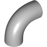 Plaatje in Gallery viewer laden, LEGO® los onderdeel Steen Rond Metallisch Zilver 25214