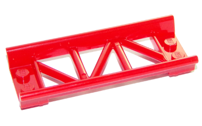 LEGO® los onderdeel Rails in kleur Rood 26022