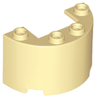 LEGO® los onderdeel Cilinder in kleur Geelbruin 24593