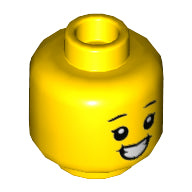 Plaatje in Gallery viewer laden, LEGO® los onderdeel Hoofd in kleur Geel 3626cpb2380