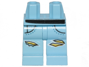 LEGO® Benen met Motief Helder Lichtblauw 970c00pb0996