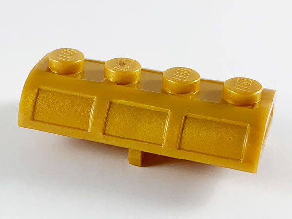 LEGO® los onderdeel Container in kleur Parel Goud 4739a