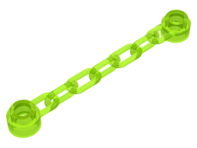 LEGO® los onderdeel Ketting Doorzichtig Neon Groen 92338